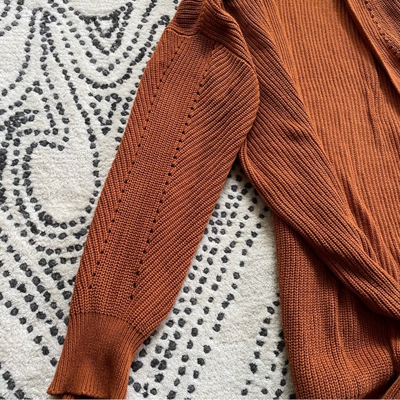 BP Cotton Open Front Long Cardigan Sweater - Picture 3 of 8